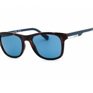 Lacoste Tortoise Frame Sunglasses with Blue Lenses